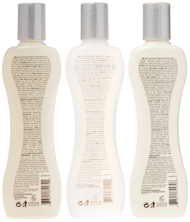 BioSilk Silk Therapy Trio Gift Set Silk Infused Shampoo Conditioner Serum for All Hair Types Restores Maintains Hair Hea