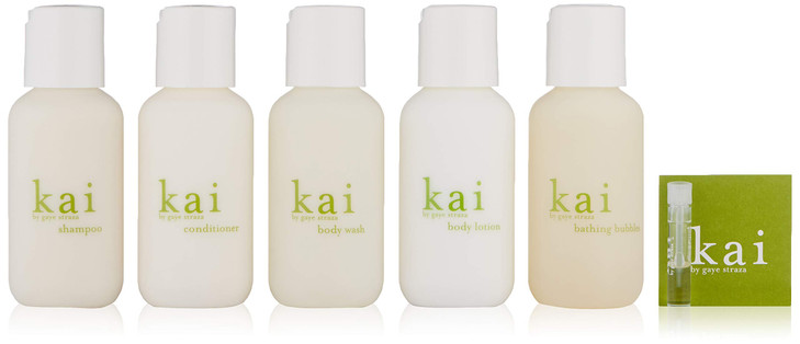 kai Bath And Shower Travel Set TSA approved vegan cruelty free made in the usa
