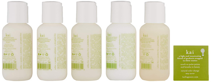 kai Bath And Shower Travel Set TSA approved vegan cruelty free made in the usa