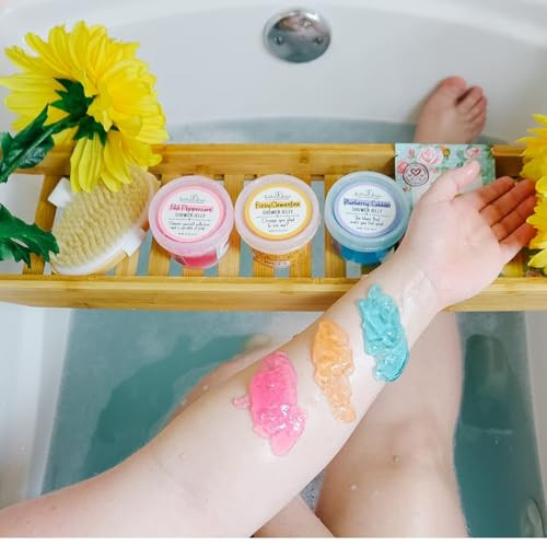 Bella Bear Tutti Frutti Shower Jellies Cute Gifts for Teenage Girls and Tweens Pack of 3 x 3oz