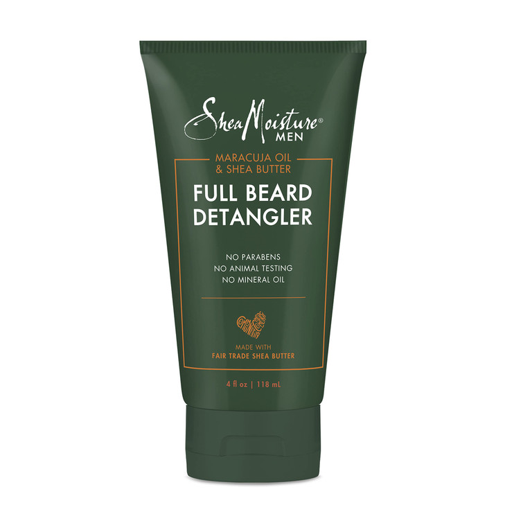 Shea Moisture Mens Full Beard Detangler All Natural ingredients Maracuja Oil Shea Butter Soften Hair Ease Out Knots for