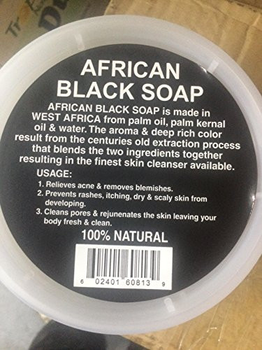 paste black soap African 8 oz