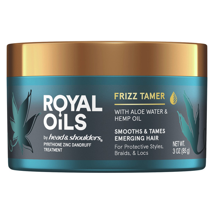 Head & Shoulders Royal Oils Frizz Tamer For Edge Control with Aloe Water and Hemp Oil, Curly Hair products, Natural, 3.0 Fl Oz online at globaldelivered