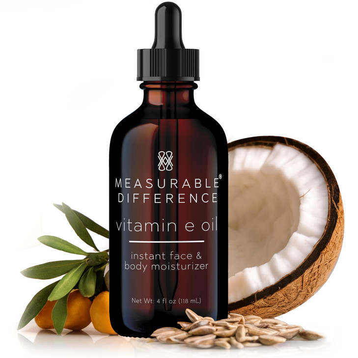 Vitamin E Oil 100 Pure Organic Instant Face Body Moisturizer Blend with Sunflower seed Coconut and Jojoba oil for Skin H