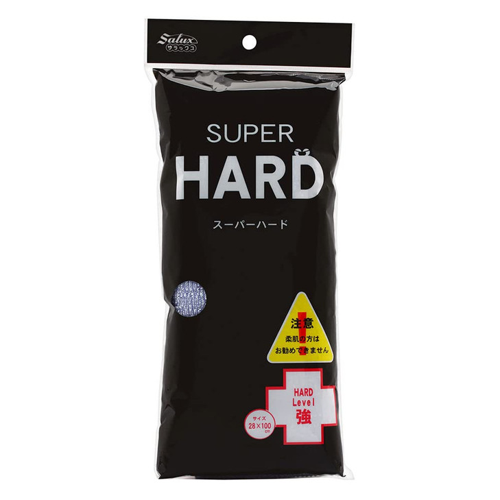 Salux Super Hard Nylon Japanese Beauty Skin Bath Wash ClothTowel 1 Cloth Blue