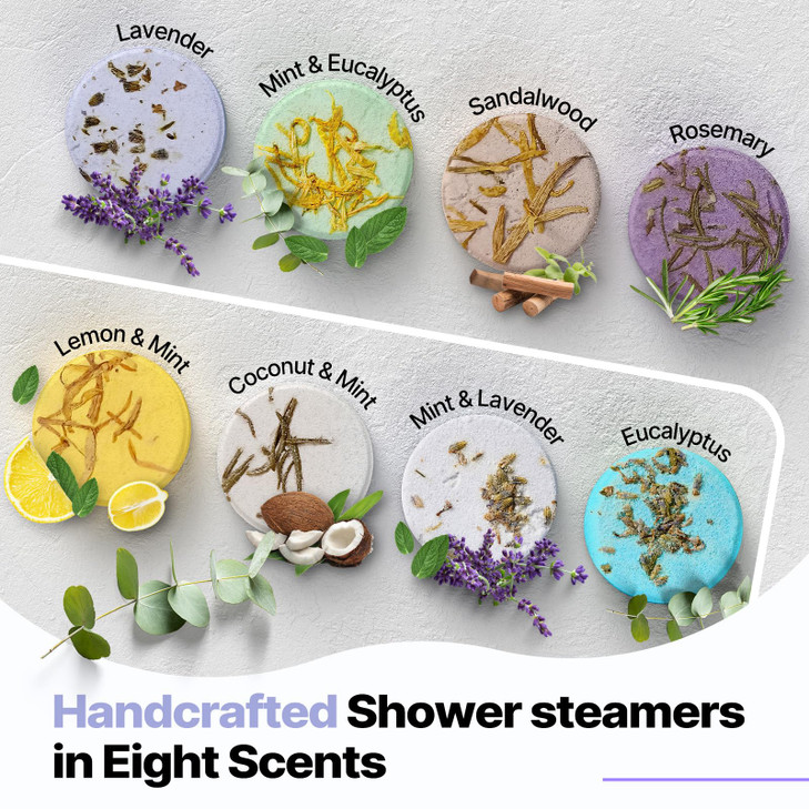 Shower Steamers Aromatherapy Birthday Gifts for Women SWCANDY 8 Pcs Valentines Day Decorations Her Mom Adults Men Him Te