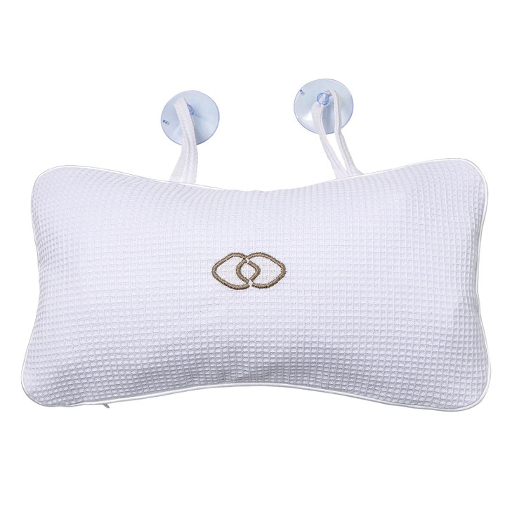 YUET AntiSlip NonSlip Bathtub Pillow Home Spa Bath Inflatable Cushion Head Neck Back Shoulders Rest Relax Suction Cup Ba