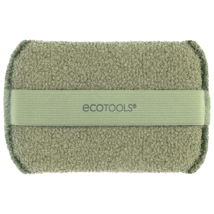 EcoTools Exfoliating Body Buffer for Body Cleansing Designed with Strap Sustainable and Vegan Body Scrubber 4 Count Pack