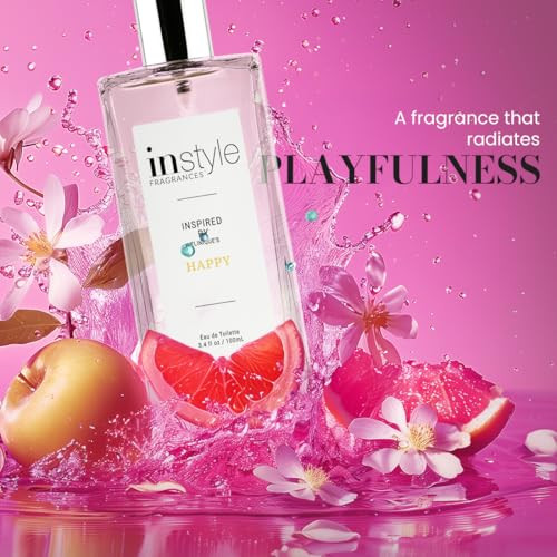 Instyle Fragrances Inspired by Cliniques Happy Womens Eau de Toilette CLEAN Vegan ParabenFree Never Tested on Animals 34