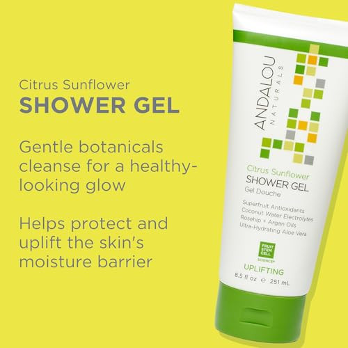 Andalou Naturals Citrus Sunflower Uplifting Shower Gel 85 Ounce