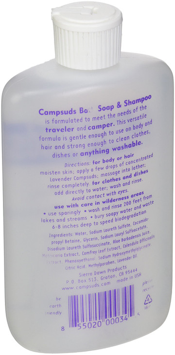 Sierra Dawn Campsuds Lavender All Purpose Cleaner 8Ounce