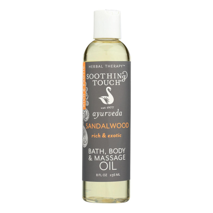 Soothing Touch W67366S Bath and Body Oil Sandalwood 8Ounce