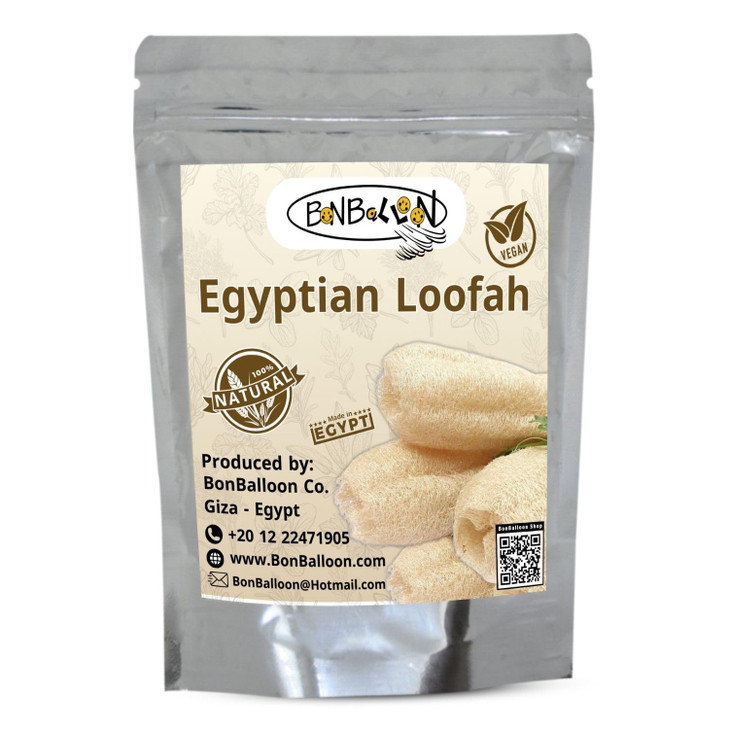 1 Pcs Egyptian Loofah Luffa Loffa Lofa Loofa Scrubber Natural SPA Beauty Bath Body Luxurious Premium for Skin Exfoliatin