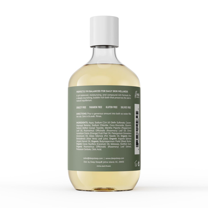 Deep Steep Bubble Bath 17oz Rosemary Mint