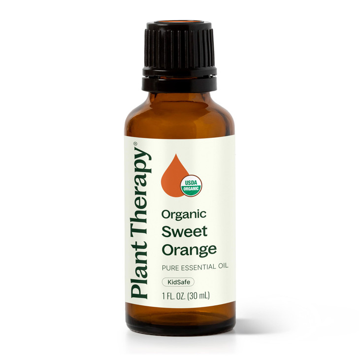 Plant Therapy Sweet Orange Organic Essential Oil 100 Pure USDA Certified Organic Undiluted Natural Aromatherapy Therapeu