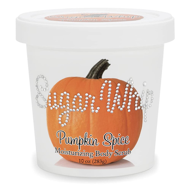Primal Elements Sugar Scrub Exfoliating Sugar Whip Face and Body Cleanser Moisturizer Pumpkin 10 oz Package