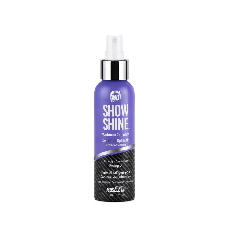 Pro Tan Show Shine Maximum Definition UltraLight Posing Oil Stage Oil Fitness Event Modeling Photoshoot 4 oz