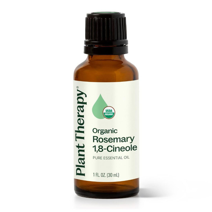 Plant Therapy Organic Rosemary Essential Oil 100 Pure USDA Certified Organic Undiluted Natural Aromatherapy Therapeutic