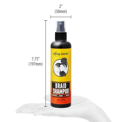 AllDay Locks Braid Foam - Long Lasting Mousse for Style & Shine, Braiding Foam for Women & Men, Sets & Seals for Easy Styling, Textured Haircare & St online at globaldelivered