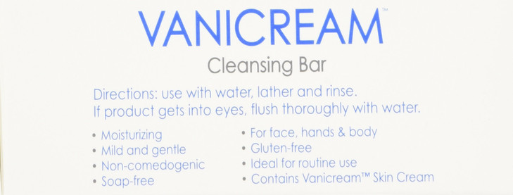 Vanicream Cleansing Bar 39 oz For Sensitive Skin Pack of 4