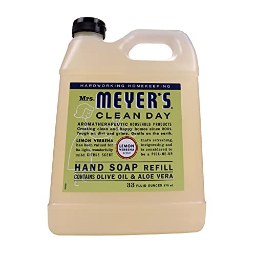 MRS MEYERS CLEAN DAY Liquid Hand Soap Refill Lemon Verbena 33 Fluid Ounce
