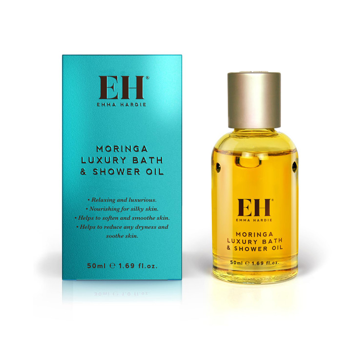 Emma Hardie Moringa Luxury Bath Shower Oil Shower Oil and Body Oil With Grape Seed Oil Sweet Almond Oil and Orange Peel