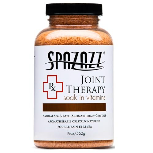 Spazazz SPZ602 RX Therapy Crystals Container Bath Minerals 19Ounce Joint Therapy Inflammation