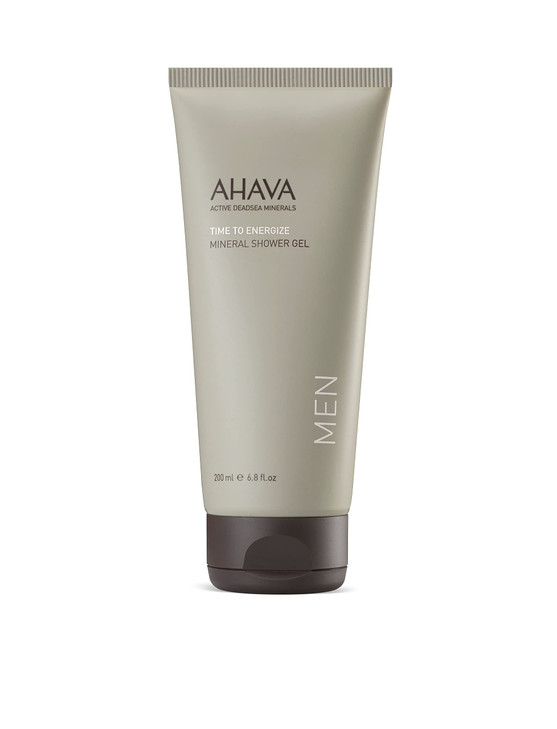 AHAVA Time To Energize Mens Mineral Shower Gel Refreshing Shower Gel Soothing Energizing SkinFriendly Cleanser with Osmo