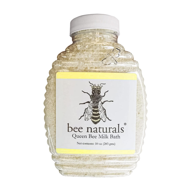 Bee Naturals Queen Bee Milk Bath 10oz Orange Scented Epsom Salt Bath Relaxing Nourishing for Soft Skin All Ages