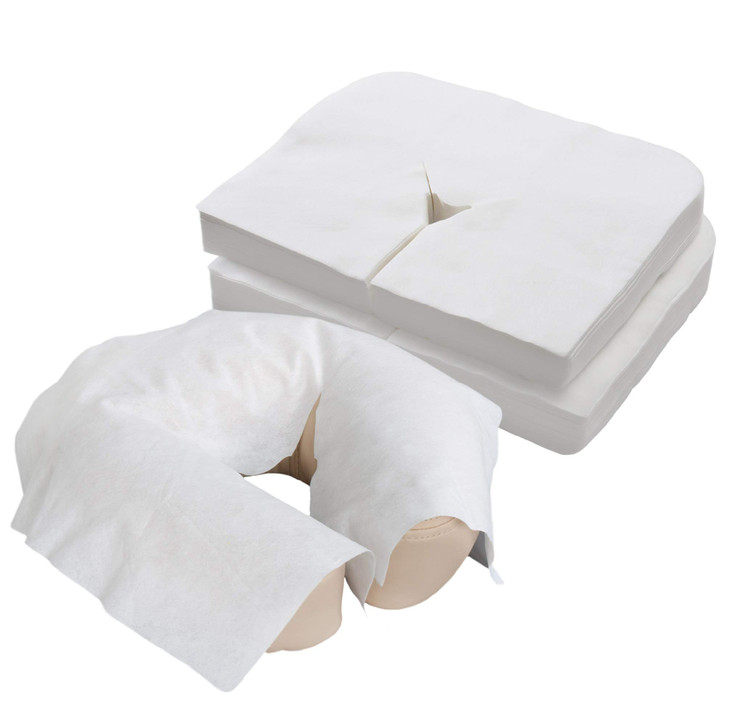 EarthLite Disposable Face Cradle Covers MedicalGrade Ultra Soft Luxurious NonSticking Massage Headrest Covers for Massag