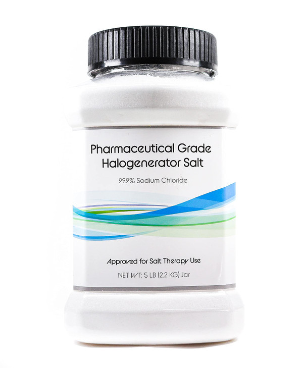Himalayan Secrets Pharmaceutical Grade Salt Approved for Halogenerators Use in Salt Therapy Rooms and Caves 5 LB JAR