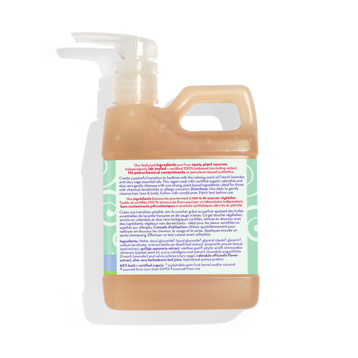 California Baby Calming Baby Shampoo Baby Wash 100 PlantBased Lavender Body Wash For Sensitive Skin Hypoallergenic 517 m