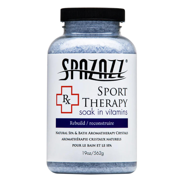 Spazazz SPZ607 RX Sport Therapy Rebuild Crystals Container 19 oz