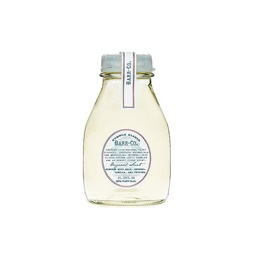 BarrCo Original Scent Bubble Bath Elixir Vanilla Coconut Bath Soap with Oatmeal and Vetiver Relaxing Bath Products for W