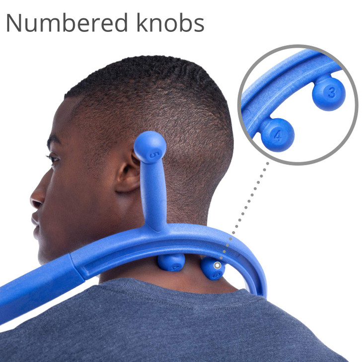 Body Back Buddy Elite Improved Design Versatile Handheld Massage Stick for Full Body Muscle Pain Relief Professional Gra