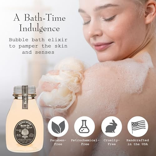 BarrCo Reserve Bubble Bath Elixir Woody and Earthy Bath Soap Relaxing Bath Products for Women Men Natural Bath Soak 16 f