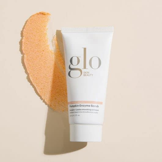 Glo Skin Beauty Pumpkin Enzyme Scrub MultiFunctional Skin Polisher Gently Sloughs Away Dull Surface Cells