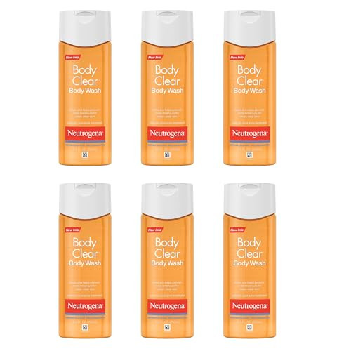Neutrogena Body Clear Acne Body Wash with Glycerin 2 Salicylic Acid Acne Medication to Help Treat Breakouts on Back Ches