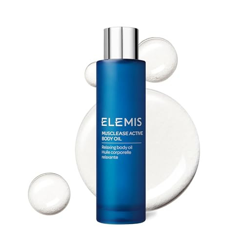 ELEMIS Active Body Concentrate Musclease 100ml Revitalizing Massage Oil for Tired Aching Muscles