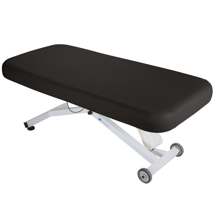 EarthLite Massage Table Protection Cover 100 PU Fitted Sheet Fits Round Square Corners 2832 Black
