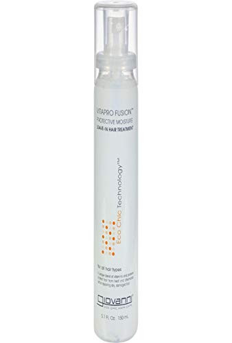 GIOVANNI- Eco Chic VitaPro Fusion Leave-In Hair Treatment- Protective Moisture for All Hair Types (5.1 Ounce)