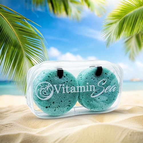 Travel Size Body Wash Women Shower Sponges 2 Pack 30 Washes Travel Loofah with Case Travel Body Wash Women Shower Sponge