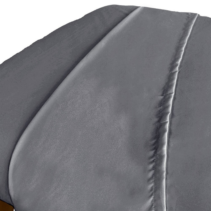 ForPro Premium Microfiber Flat Sheet Cool Grey