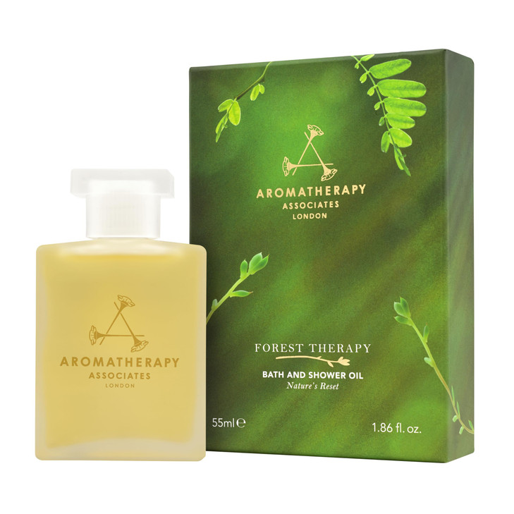 Aromatherapy Associates Forest Therapy Bath and Shower Oil Natural Body Oil to Restore Mind Body and Spirit Hydrating Ma