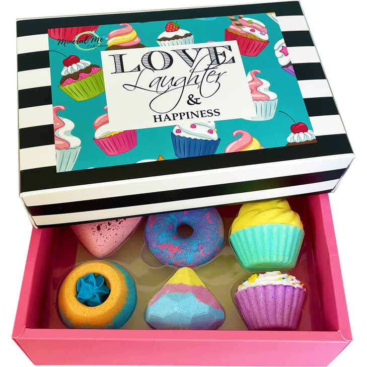 Bath Bombs for Girls 6 Organic Bath Bombs Gift Set with Natural Ingredients Aromatherapy Bubble Bath Fizzy for Kids Teen