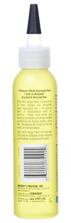 DOO GRO Mega Thick Hair Oil, 4.5 oz