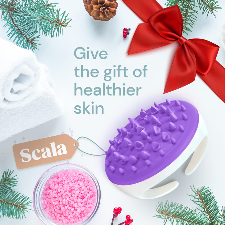 Scala Silicone Cellulite Massager Bath Shower Scrubber Accessories Bathroom Toys Cellulite Remover Body Massager Tool Ex
