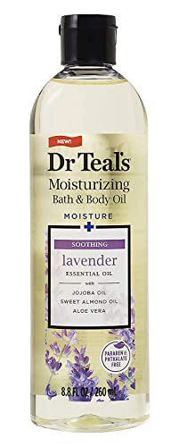 Dr Teals Bath Body Oil Variety Gift Set 2 Pack 88oz Ea Soothing Lavender Ultra Rich Shea Butter Essential Oils Hydrate S