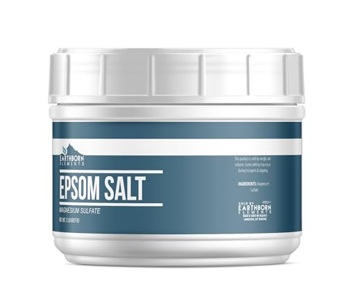 Earthborn Elements Epsom Salt 2 lb Magnesium Sulfate Soaking Solution