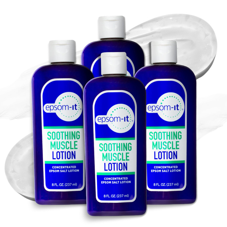 EpsomIt Soothing Muscle Lotion Epsom Salt Magnesium Sulfate Cream Arnica for Muscle Stiffness Topical Magnesium Lotion P